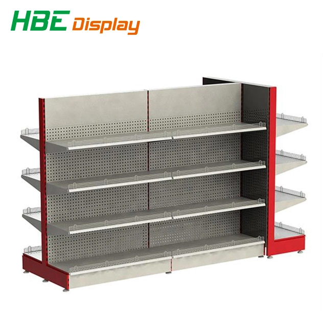 Metallic Wire Shelving Convenience Display Stand Supermarket Shelf Rack Grocery Store Rack