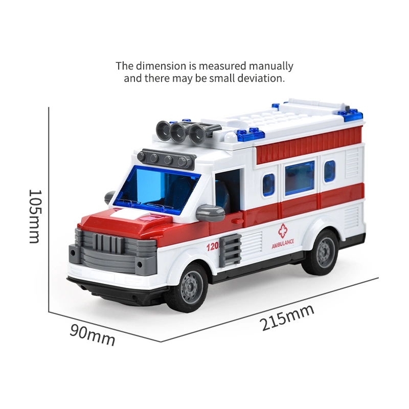 Control remoto al por mayor plástico 22cm 4CH ambulante vehículo de autobús escolar Juguetes niños coche de RC Emulational coche de juguete R/C vehículo con luz Y sonido