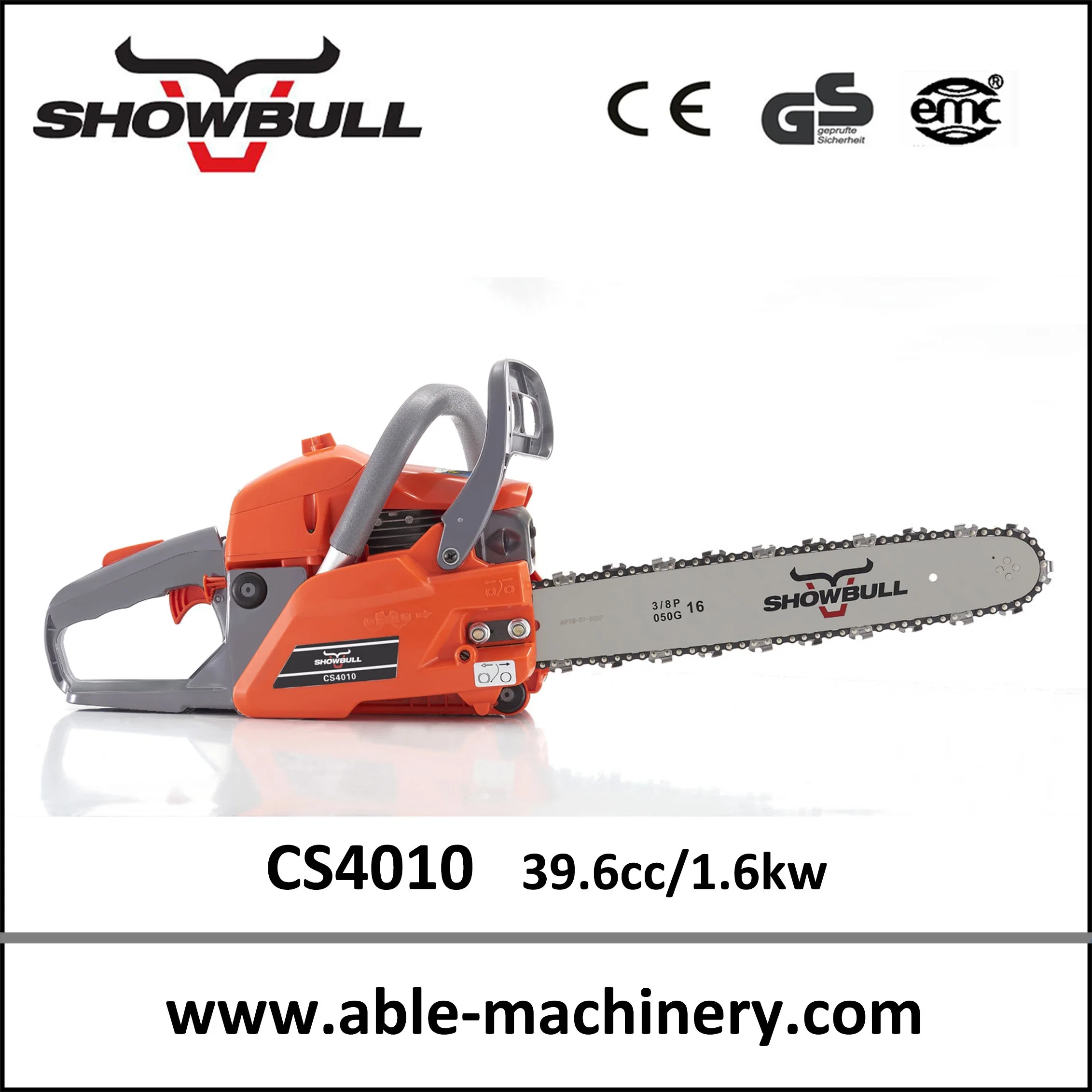 Una nueva apariencia Showbull 4010 Chainsaw 40cc Herramienta Gargarden de alta calidad