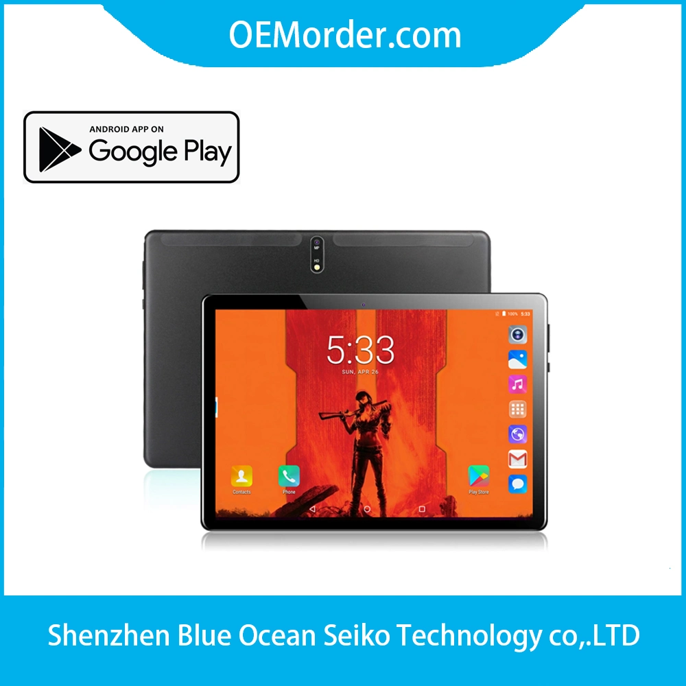 Tablet PC 10.1 Inch Quad-Core Android 9.0 Dual SIM 3G 4G SIM Card Phone Call Network Tablets 2GB + 32GB IPS HD Screen Tab