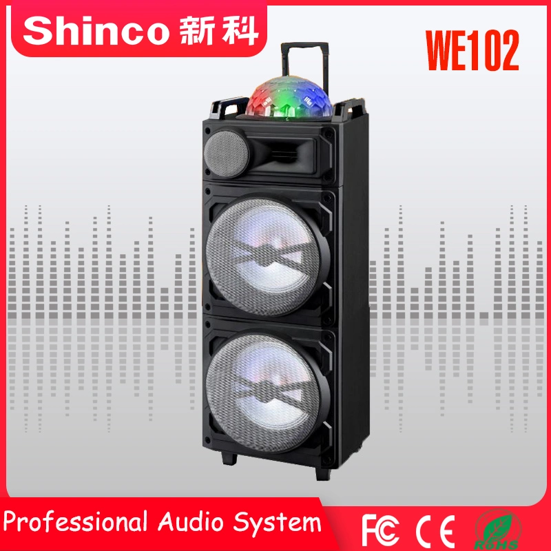 Shinco Professional multimedia Bluetooth inalámbricos con altavoz Carro de la luz de Satge