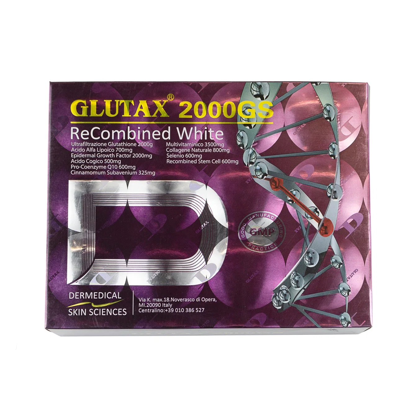 Glutax 2000GS Skin Whitening Reduced Glutathione Injection