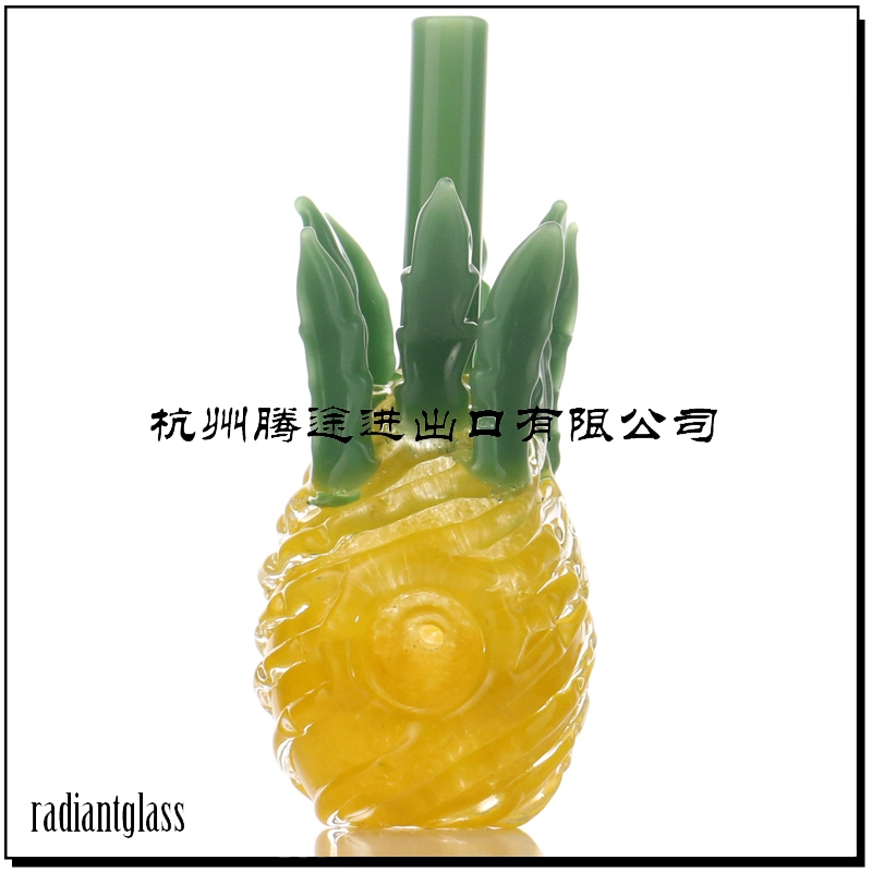 Glass Pipe Novelty Pineapple Shape Smoking Accessories