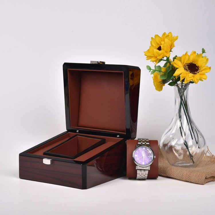 High quality/High cost performance Custom Logo Gift Spray Paint Wooden Watches Packing Box