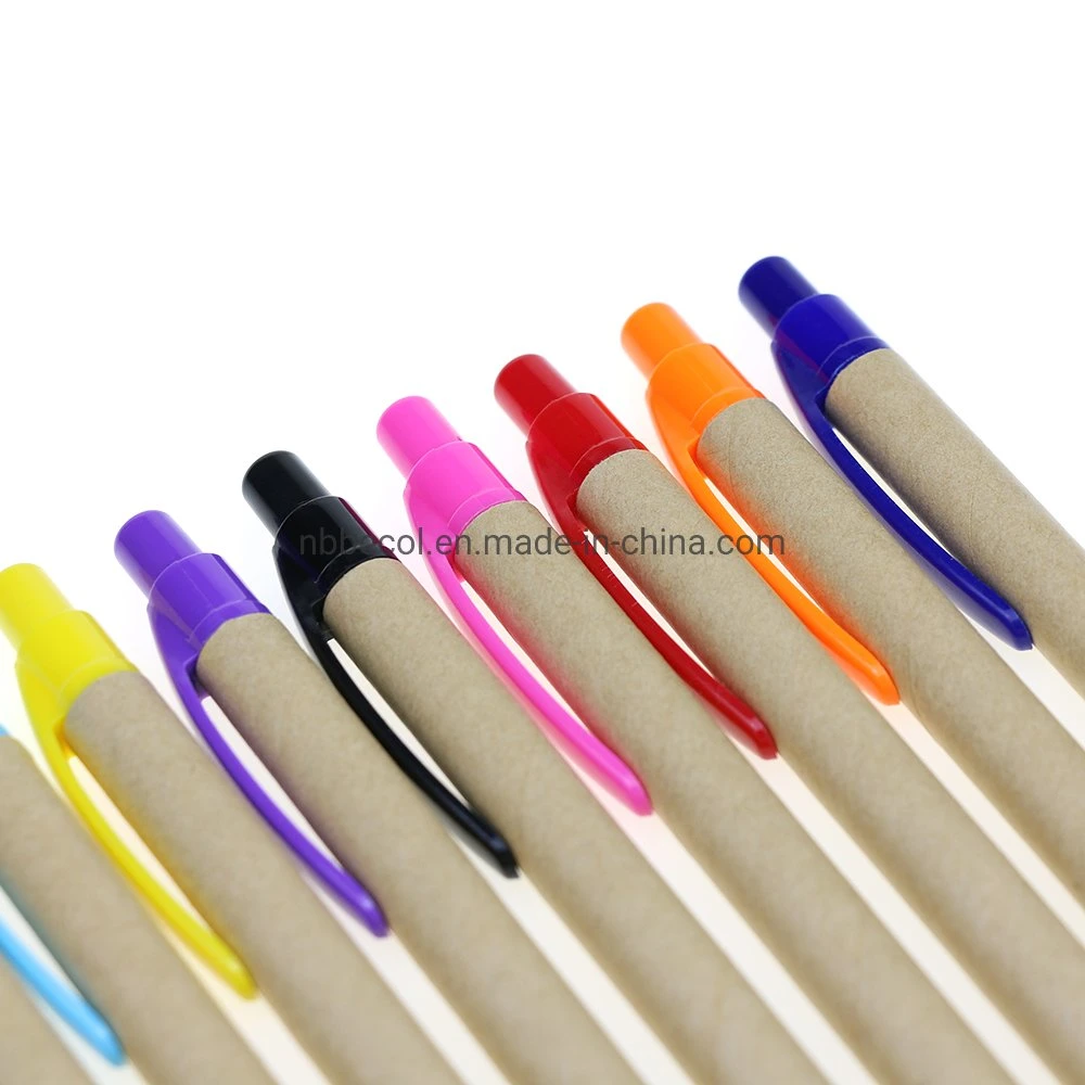 Recycled Paper Ball Pen Eco-Friendly Ballpoint Pen with Cheap Price