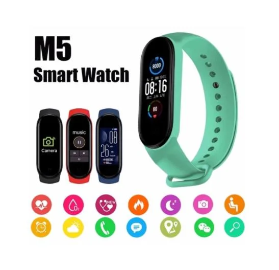 M 5 Fitness Sports Tracker étanche Bracelet Wristband Reloj Smart Watch