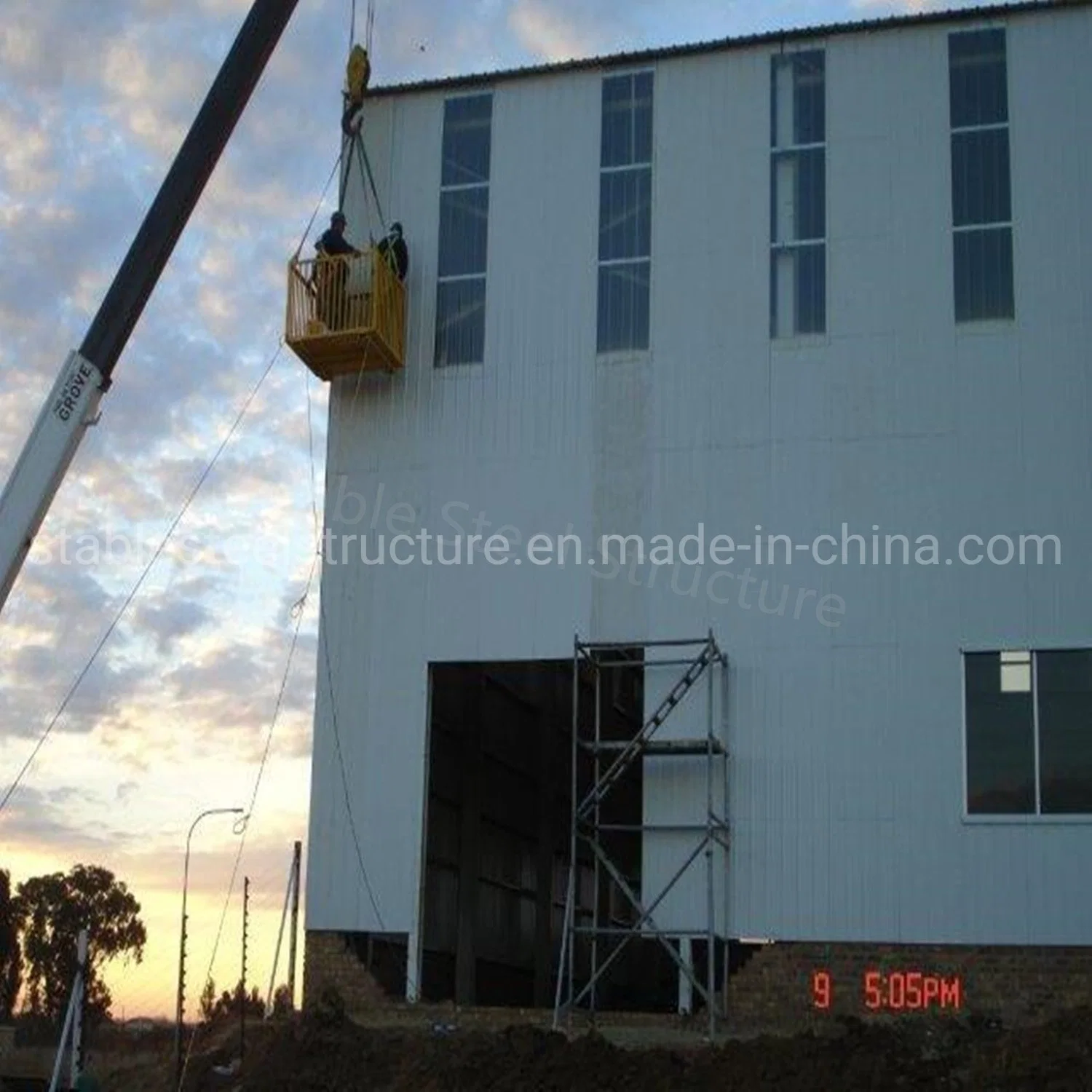 Estructura de acero prefabricada Taller de luz diseñado pre construcción industrial edificios de metal