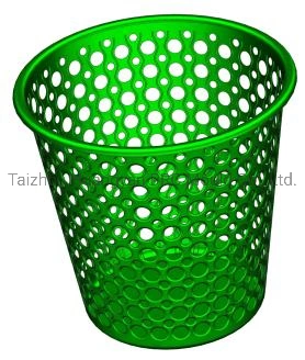 Plastic Waste Bin for Household Use and Office Waste Paper Basket Injection Mould Manufacturer