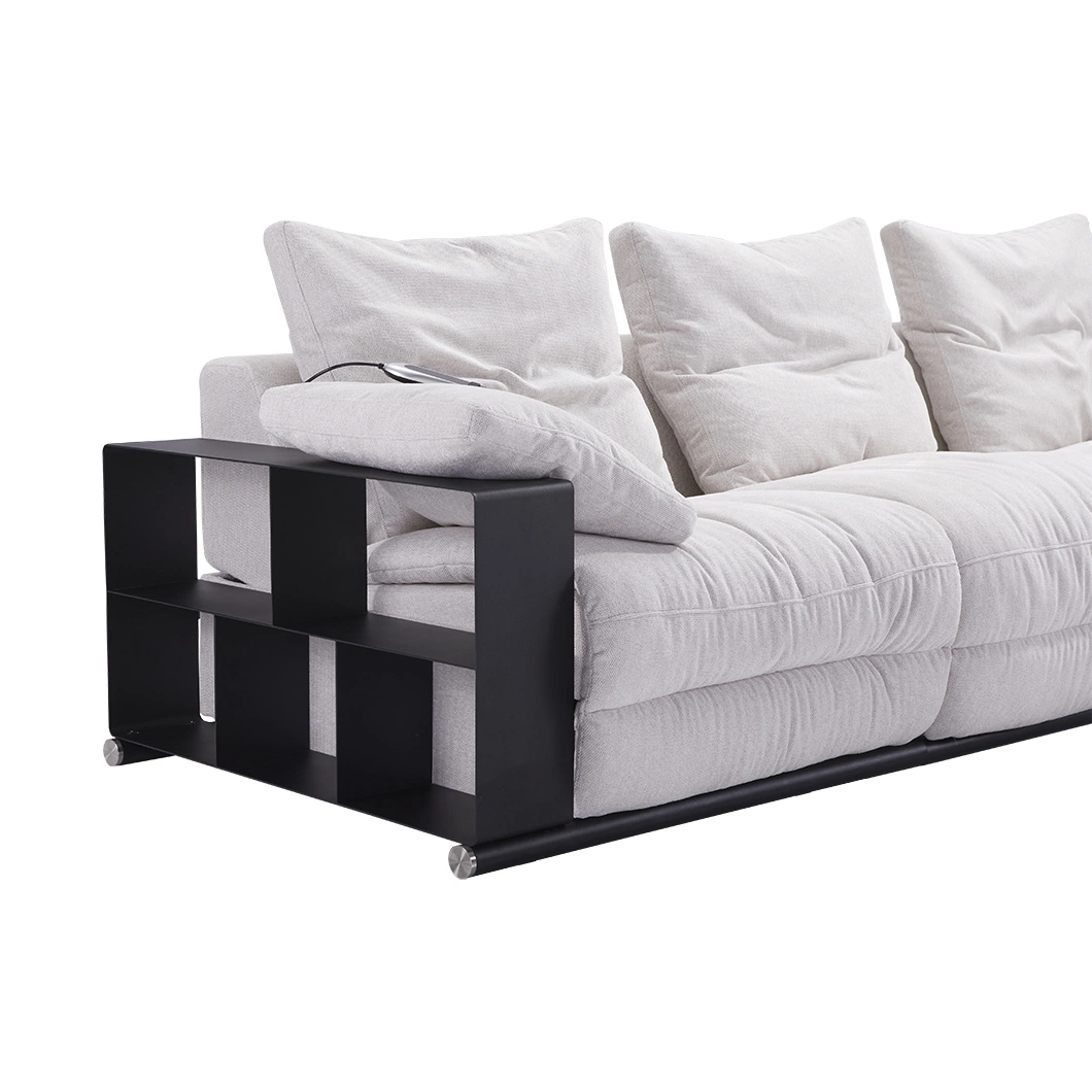 L'Italie Style Hot Sale concis Premium Home Meubles Meubles salle de séjour un canapé-latex tissu Smart Fauteuil inclinable