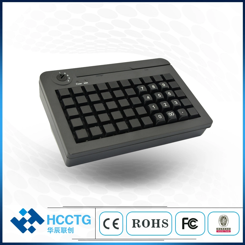 50 chaves Electronic Lock pos Máquina caixa register Kb50m USB Teclado MSR programável