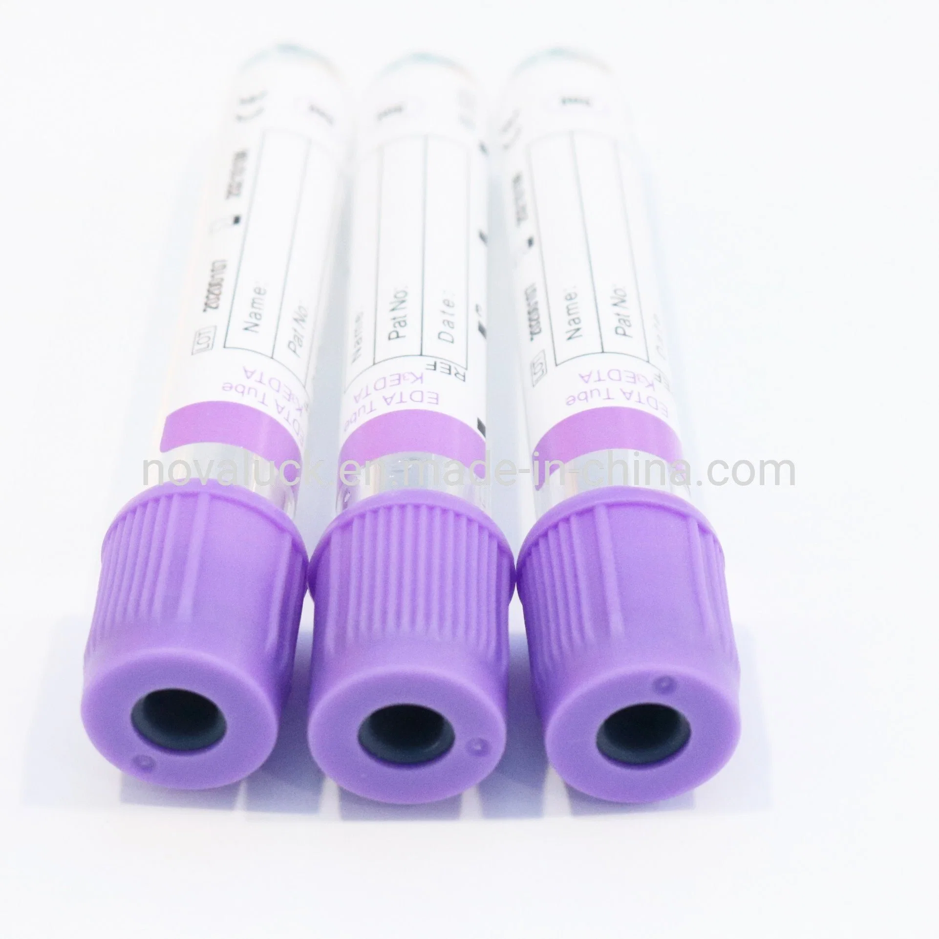 Medical Vacuum Blood Collection Tube Glass or Pet Plain/EDTA K2/K3 Activator Tube Factory Sale Hospital Use