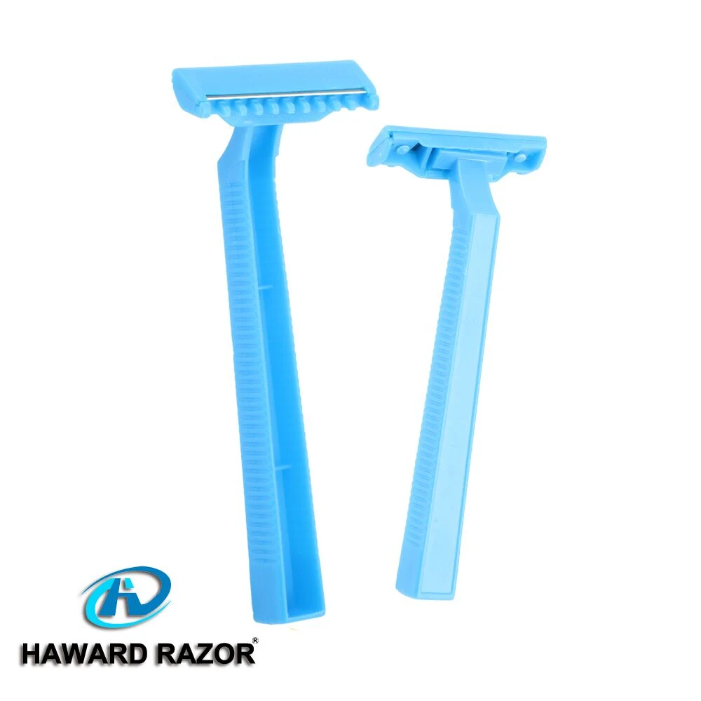 Box Packing Body Razor Single Blade Disposable Hygienic Medical Razor with Comb