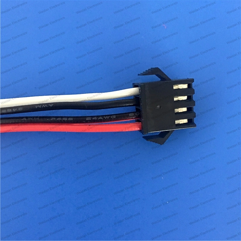 2.5mm Sm 4-Pin Female Connector Plug Extension Wire, Tail Stripping on The Tin 5mm