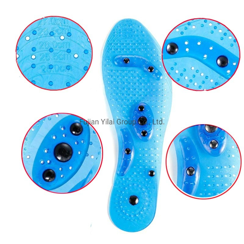 Magnetic Therapy Magnet Foot Massage Insoles Promote Blood Circulation Fatigue Relieve Shoe Pads Insole