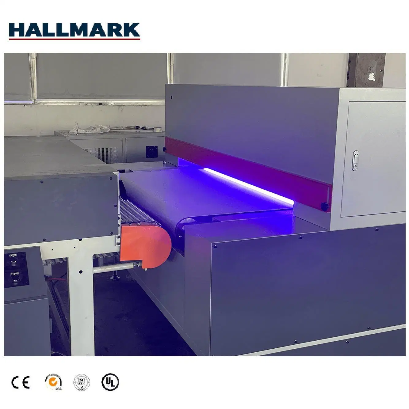 Hallmark peinture UV entièrement automatique la machine pour la ligne de production de revêtements de sol SPC