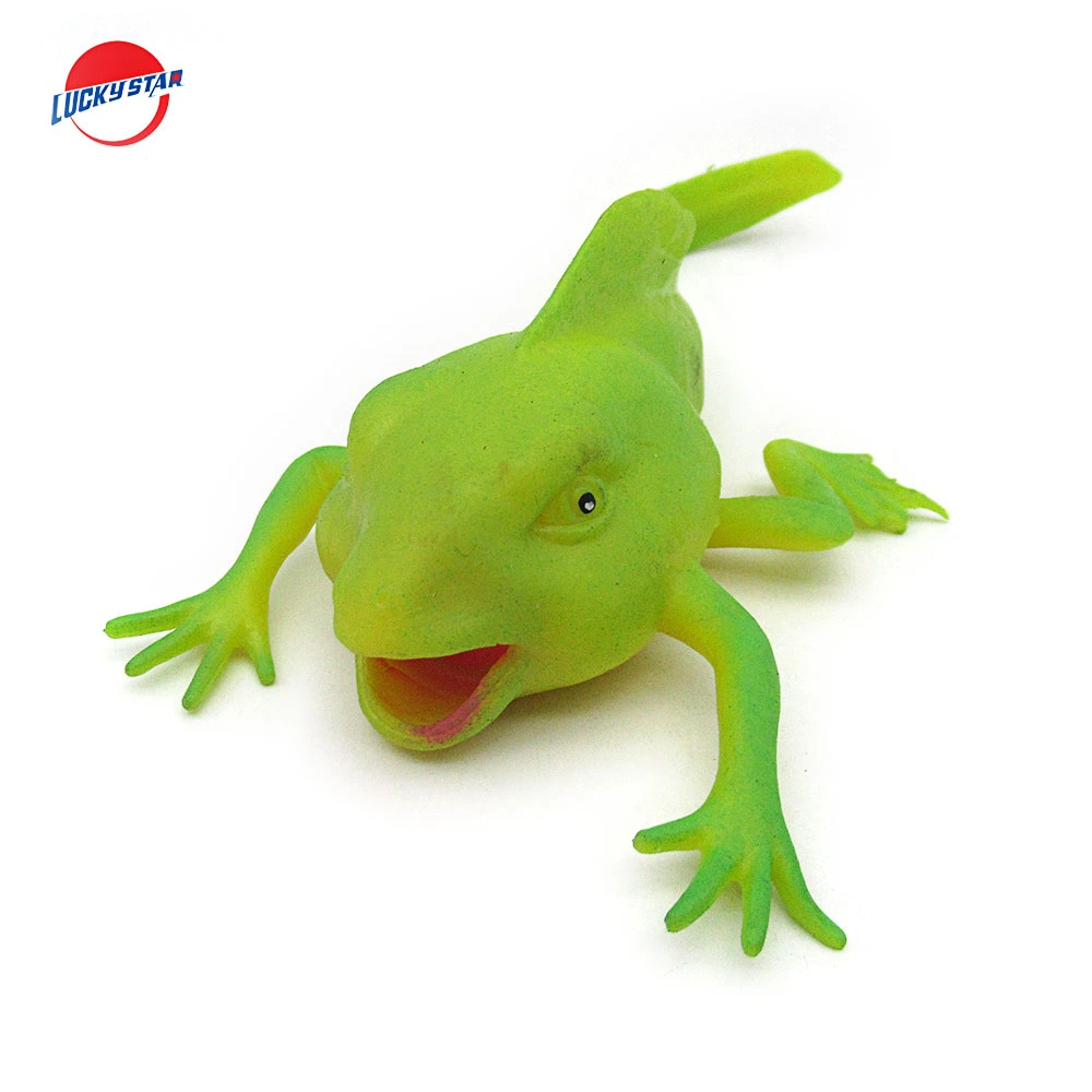 Original Factory Rainforest Jungle Green Four Legs Tadpole Playing Reptiles Toy