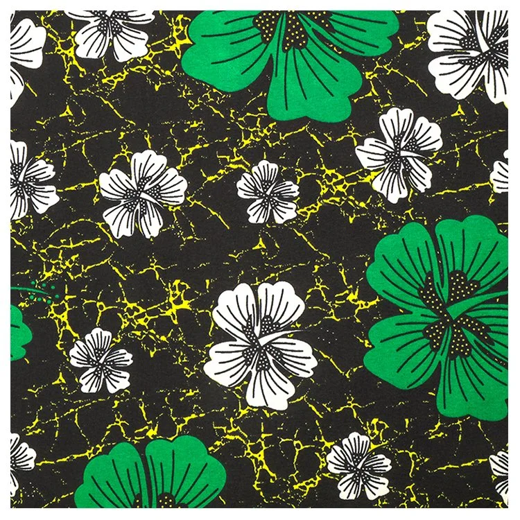 6 jardas África Wax Print Fabric Cotton Soft Ankara Real Cera para vestido