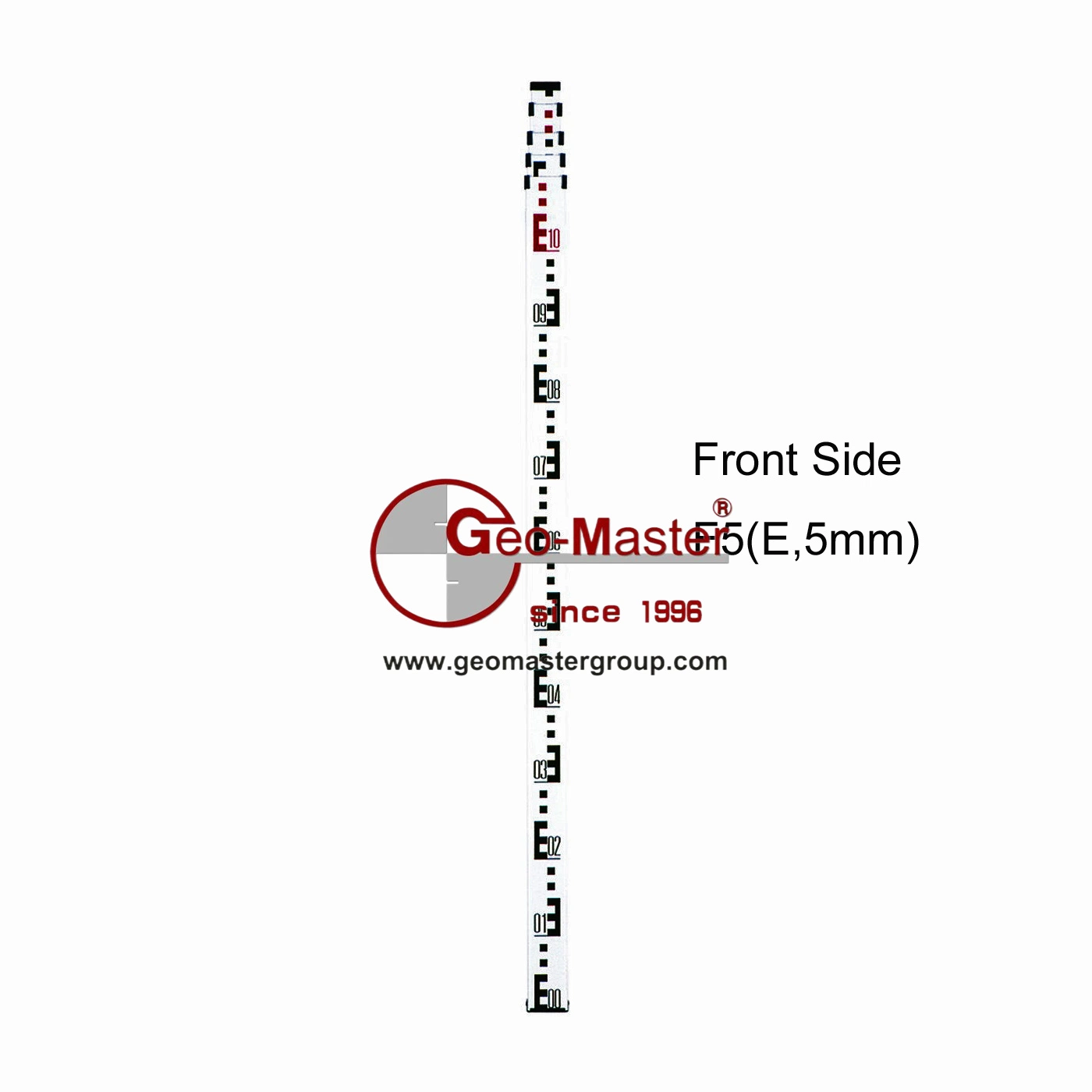 Geomaster frente a graduação E, 10mm) para as equipes de nivelamento de alumínio e fibra de equipes de nivelamento