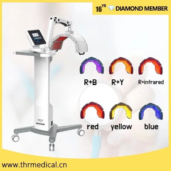 Equipamento de beleza para cuidados com a pele PDT LED Light Therapy Machine for Rejuvenescimento da pele (THR-7000A)