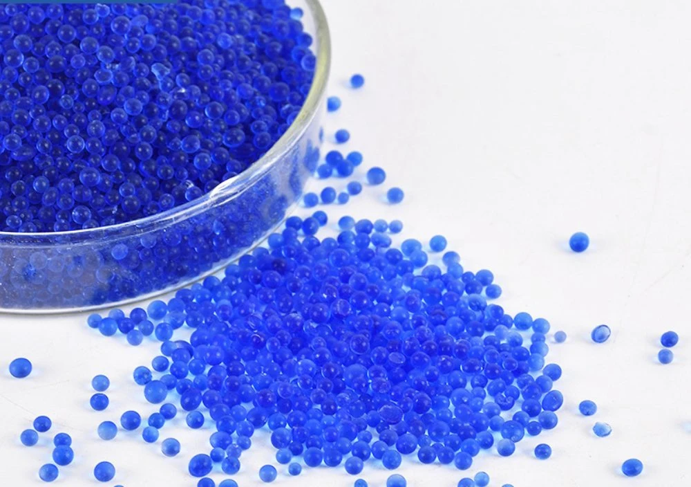 2-4mm Transparent/White/Orange/Blue Water Absorbing Silica Gel Beads Desiccant in Electronics Chemical