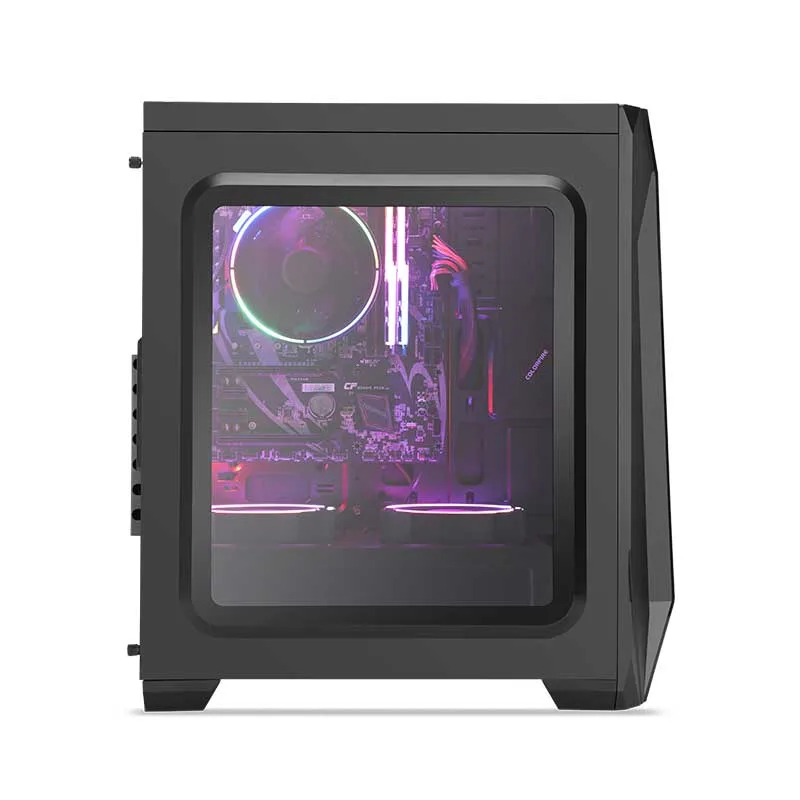 Segotep RGB Fan ATX MID Tower Steel Plate Gaming Computer Chassis Case