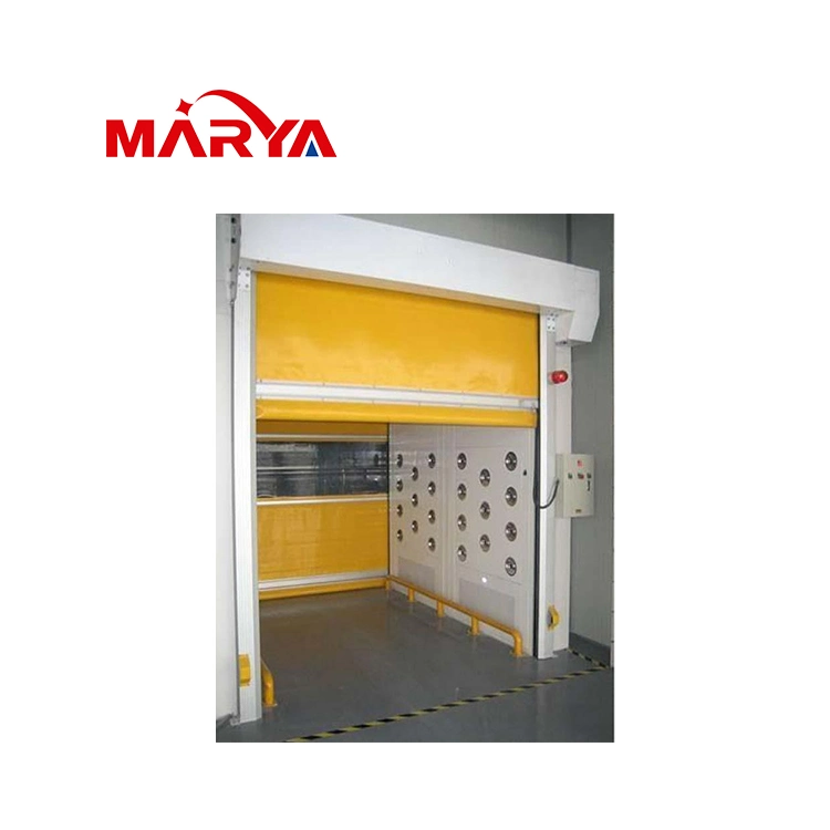 Shanghai Marya Obturador automático de rodillo de PVC Puertas Automáticas para sala limpia de farmacéuticos de la puerta de obturación rápida Roll up