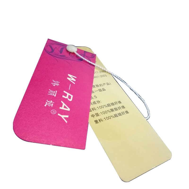 Promotion Garment Accessories Manufacturer Woven Label Paper Hang Tag for Clothing