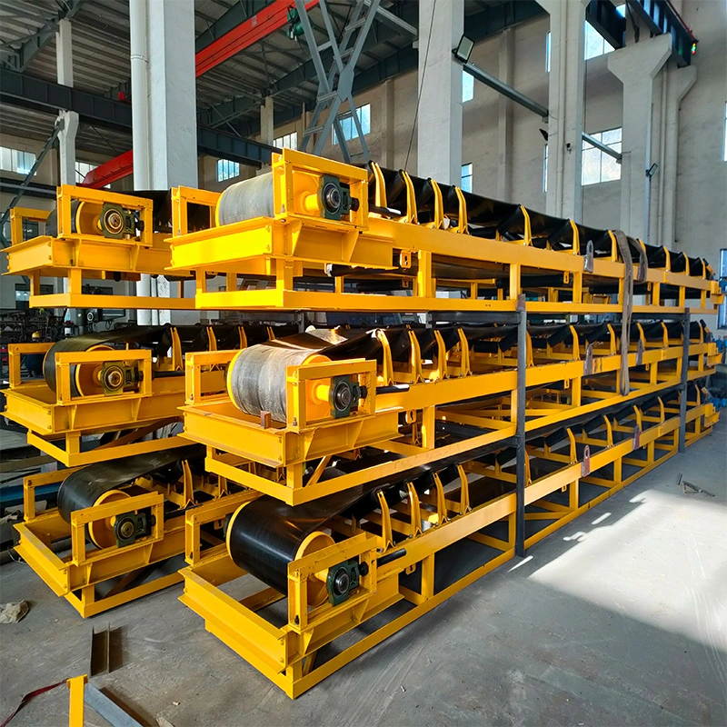 Heavy Duty Rubber Belt Conveyor System for Mine Coal Stone Plant