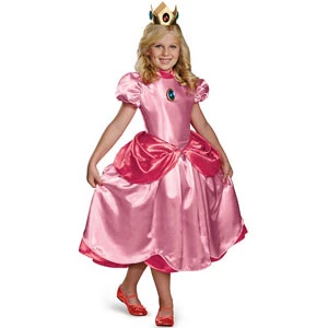 Enfant princesse Peach Costume Deluxe Traje De Partie