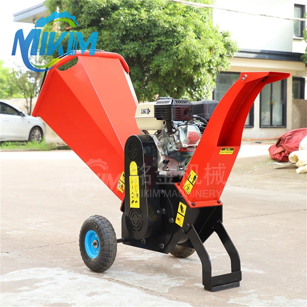 Grass Coconuts Shell Straw Wood Shredding Sawdust Making Machine Garden Waste Wood Crushing Grinding Machinery Shredder Electric Brush Wood Chipper Machine