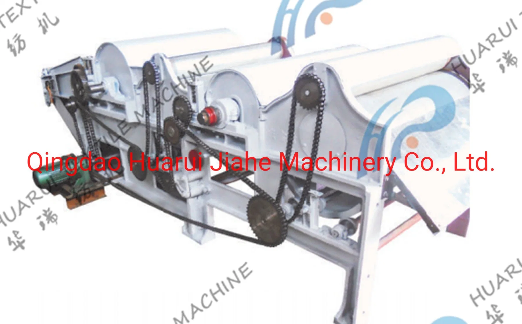 Collecting Second Hand Cloths, Recycle Machinery for All Type Cotton, Polyester, 100% Viscos Recycle, Wool, Spandex, and Reuse Them 3 Roller Finishing Machine