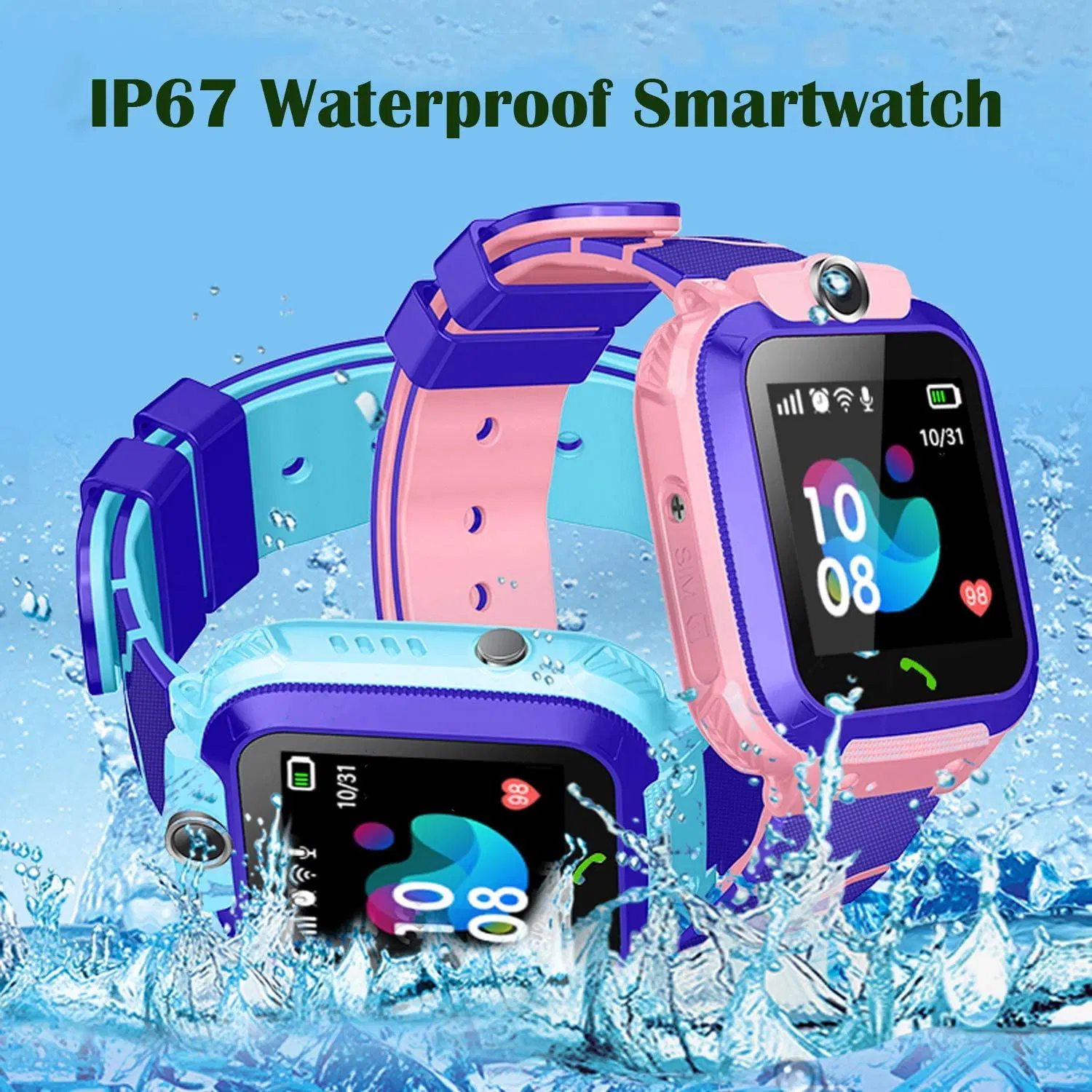 Wholesale/Supplier Kids Smartwatch, Smart Watch Phone with GPS Tracker for Boys, Girls, Children Birthday Gift