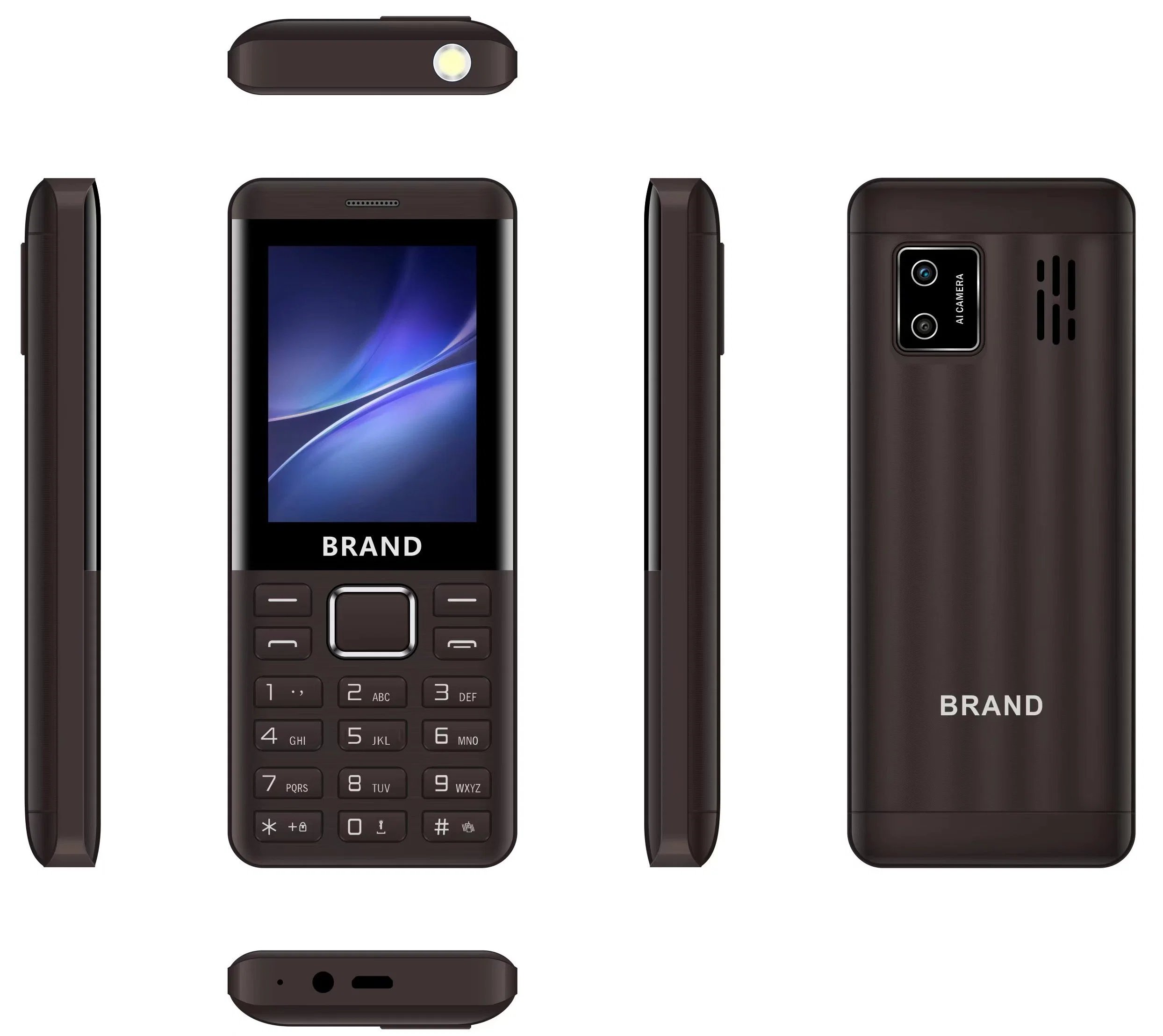 Fabrik OEM Design 2,4inch Handy Top-Qualität große Taste für Alte Menschentelefone
