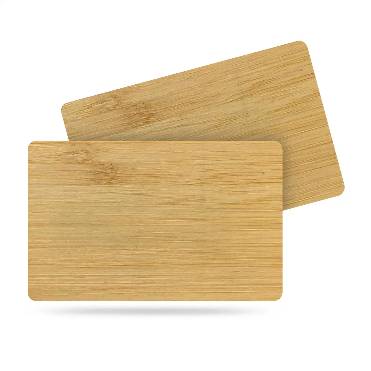 Carte en bois Ntag Bamboo à bas prix carte NFC pour clé cadeau Carte