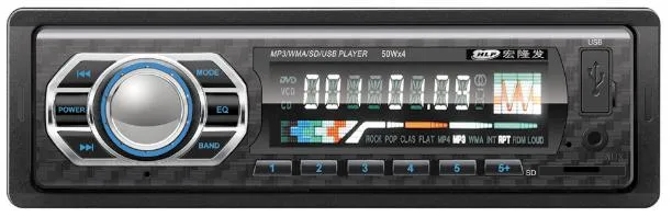 Leitor de MP3 para auto-rádio com leitor de vídeo para automóvel estéreo Leitor de MP3 para automóvel com leitor de USB de painel fixo