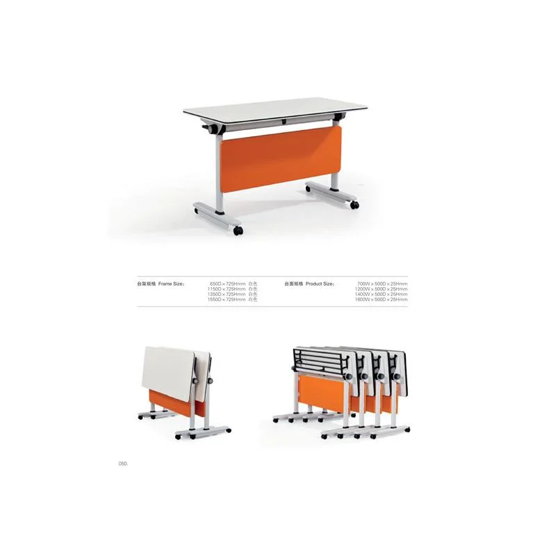 Plegable apilable de hardware permanente tarea de equipo de estudio de la tabla de la Oficina de Recepción de formación