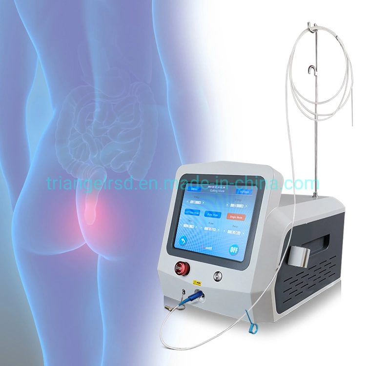 High Power 30W+17W Vascular Laser Diode Hemorrhoids Laser Treatment