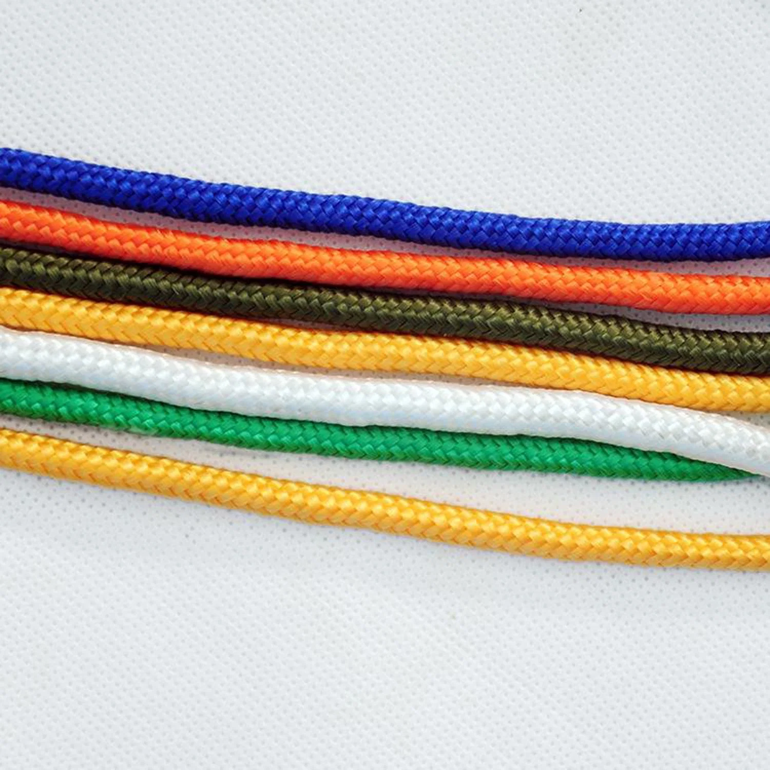 Good Strength and High Abrasion Nylon Polypropylene Polyester Double Braided Boad Rope