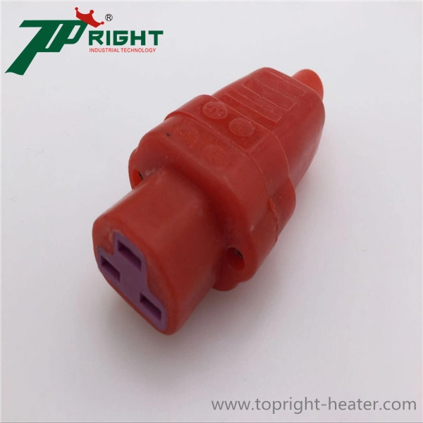 High Temperature European Silicone 35A Heater Plug & Porcelain Connector for Band Elements