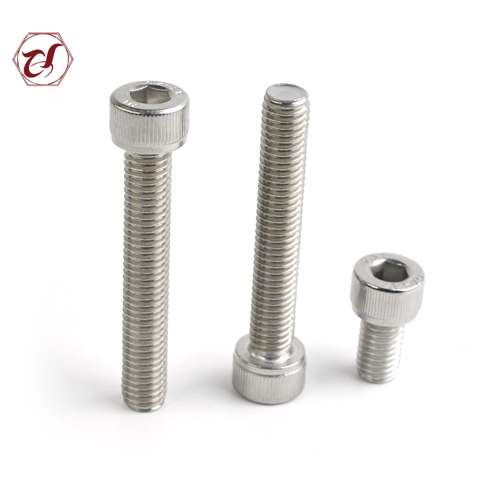 Stainless Steel 304 DIN912 Socket Cylinder Allen Hex Socket Head Cap Knurled Screw