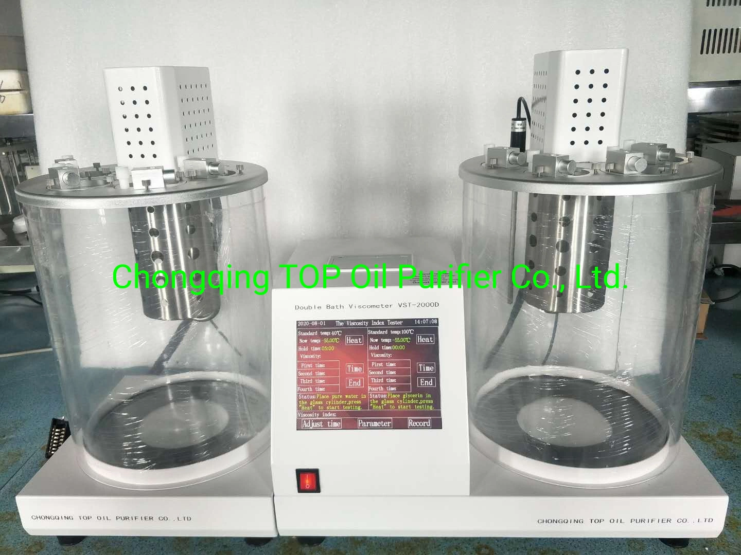 Automatic ASTM D2270 Hydraulic Engine Oil Kinematic Viscosity Tester (VST-2000)