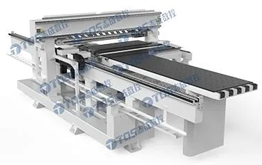 Centro de mecanizado automático de 6 caras. Máquina de taladrado de 6 caras con doble paquete de taladros.