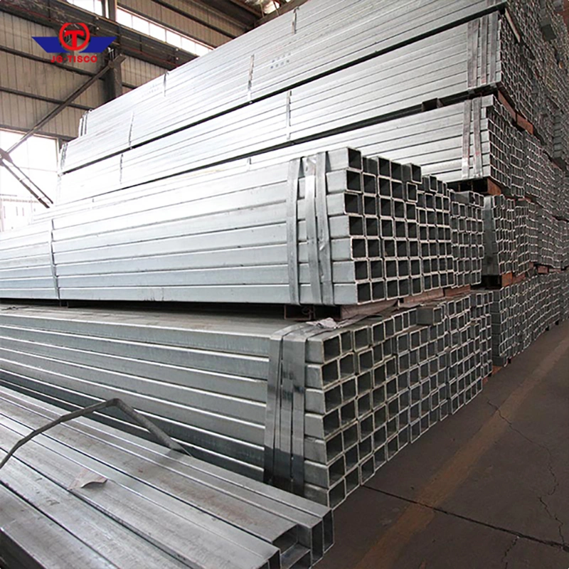 Factory Main Square Steel 304 Tube Square Hollow Pipe Galvanized Steel