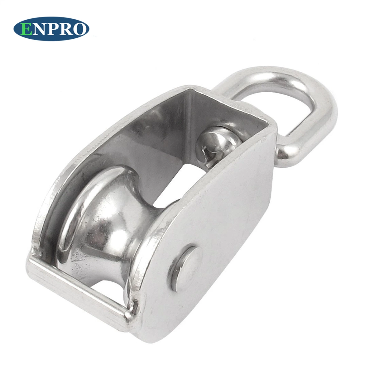 304 Stainless Steel Single Wheel Swivel Pulley Wire Rope Block