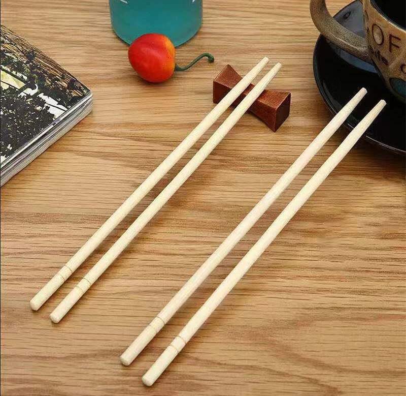 Umweltfreundlich Biologisch Abbaubar Personalisiertes Rundes Einweg Bamboo Sushi Essstäbchen Set