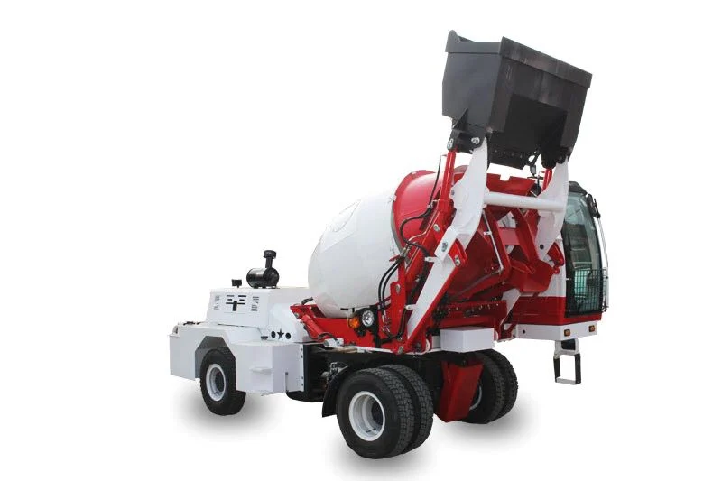 5.5m3 Model Self Loading Concrete Mixer Truck with Pump Price