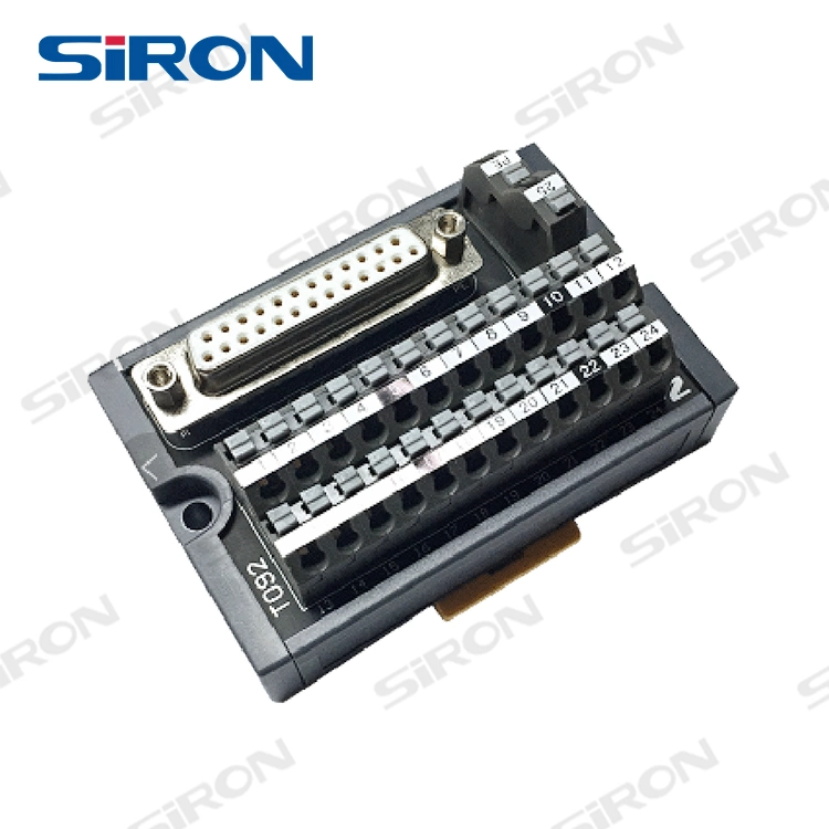 Siron PLC adecuado 9 15 25 37 44 50 Pin Wire-Saving Primavera tipo D-SUB Bloque Terminal