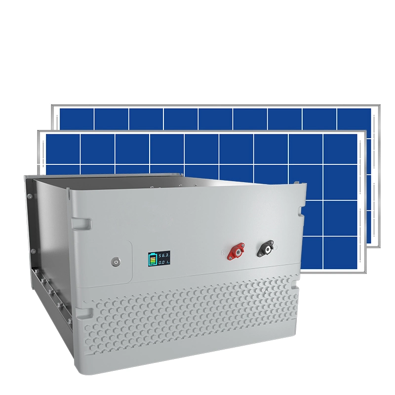 Batería de ion litio 48V 200ah de carbono azul LiFePO4 Para sistema de almacenamiento de energía solar con ISO CE
