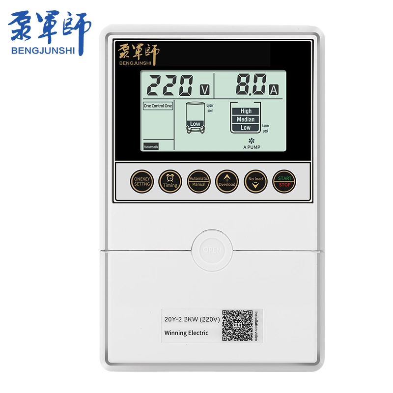 20y-2.2kw bomba automática Panel de Control de verificación con el interruptor de flotador