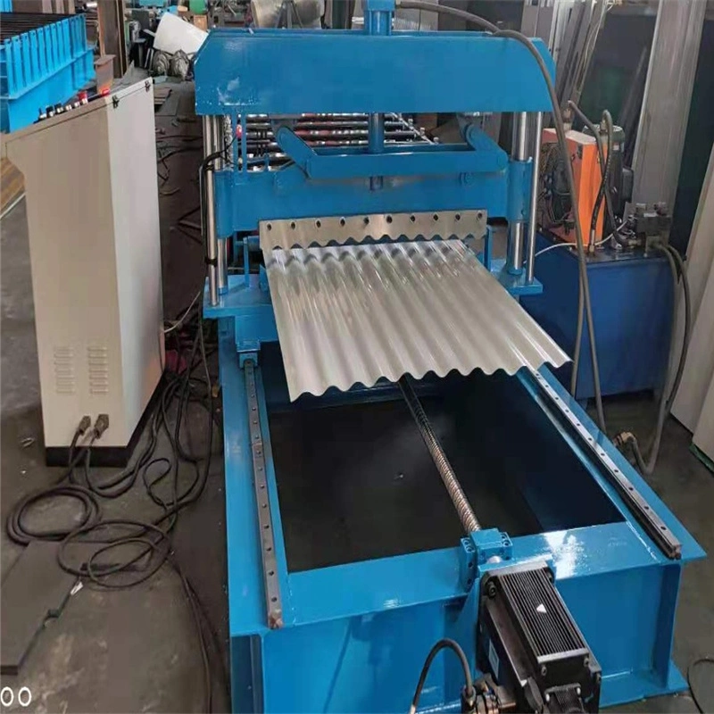 Vertical Type Non-Stop Cutting Roofing Sheet Roll Forming Machine Roofing Tile Making Machine